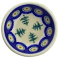 thumbnail image 2 of Polish Pottery 2¾-inch Bowl (Peacock Pines Theme) Hand Painted in Boleslawiec, Poland + Certificate of Authenticity, 2 of 6