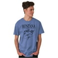 thumbnail image 5 of Montana is Calling and I Must Go Women's Graphic T Shirt Tees Brisco Brands S, 5 of 6