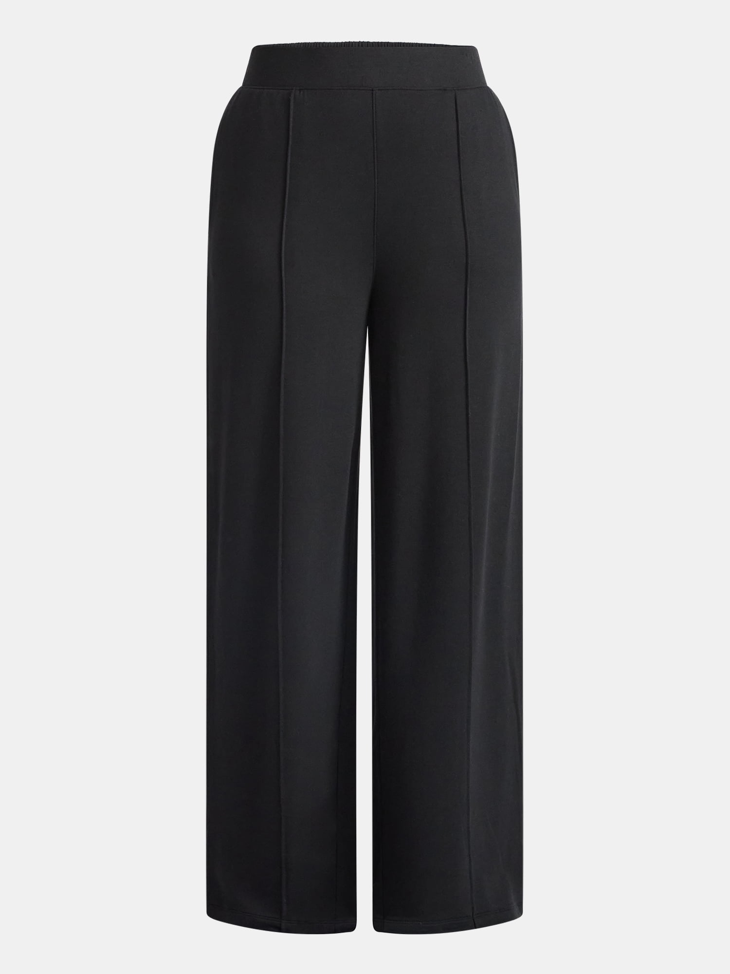 Time and Tru Women's Knit Wide Leg Pants, Sizes XS-XXXL