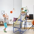 thumbnail image 2 of Greeniant Juego de deportes desmontable con aro, juguetes de baloncesto para interiores, juguete de entretenimiento divertido para padres e hijos, patio Deportes acuáticos Tipo 1 Greeniant OD015297-01, 2 of 6