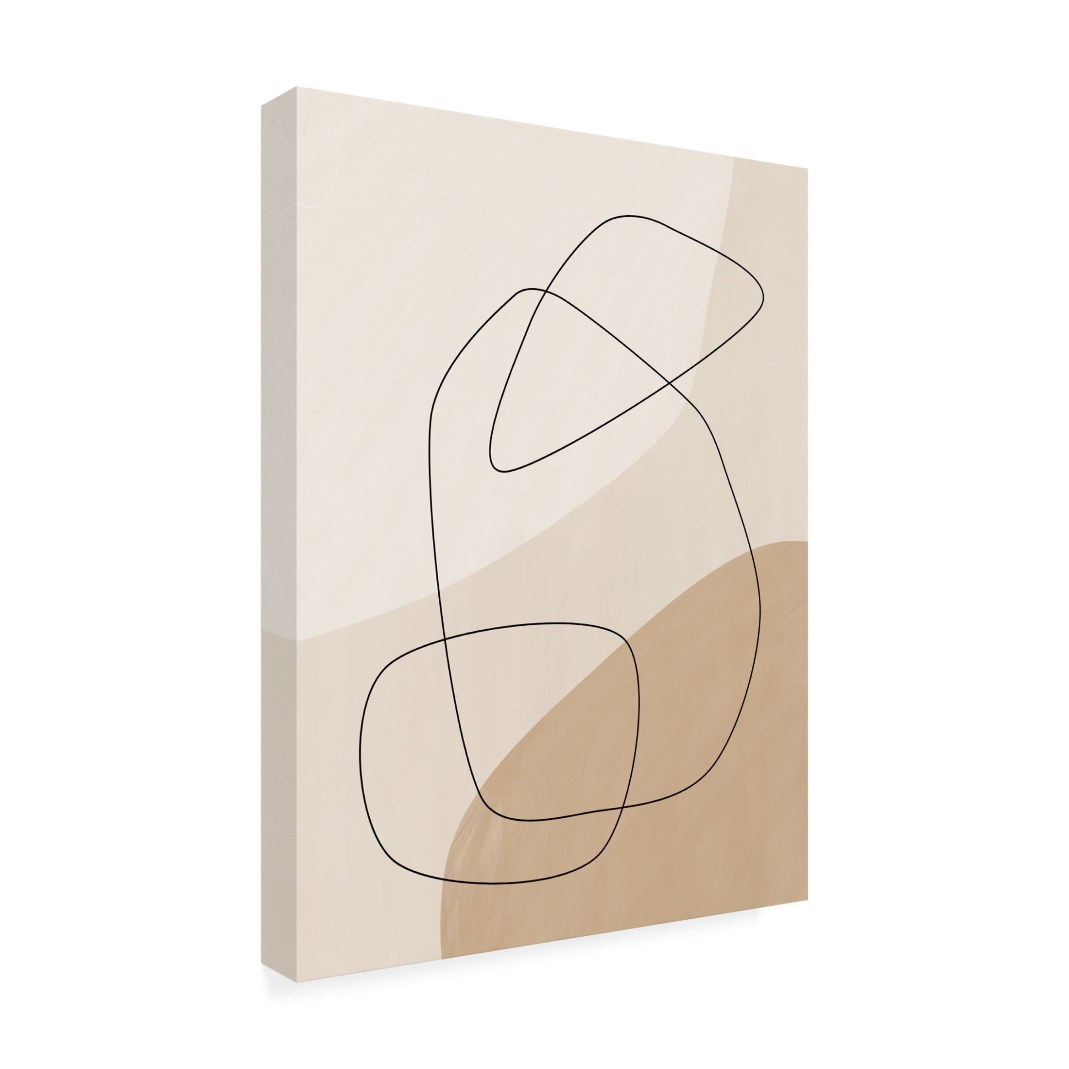 Trademark Fine Art Elena Ristova  Graphic Shapes a Lines Poster Canvas Wall Art