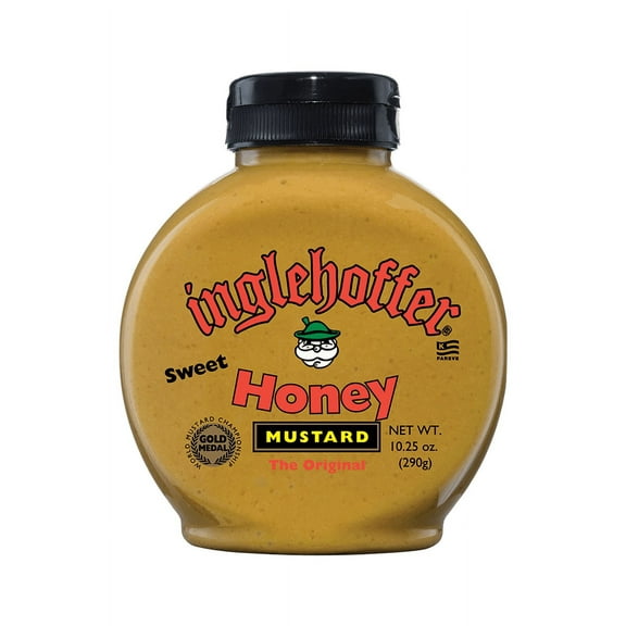 Inglehoffer Sweet Honey Mustard (Pack of 6), 10.25 oz