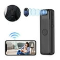 thumbnail image 2 of Pisexur - Grabadora de audio y video con WIFI para hombres, visión nocturna infrarroja, HD 1080P, video circular, compatible con 128 GB, cámara portátil con clip trasero magnético, ideal para deporte, 2 of 9