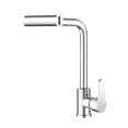 thumbnail image 2 of Grifo de fregadero de cocina, accesorios de aireador, extensor de grifo antisalpicaduras, grifo de lavabo para el hogar comercial plata, 2 of 8