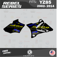 thumbnail image 4 of Kalair GFX Graphics Kit for Yamaha YZ85 (2002-2014) Rebel Series, 4 of 5