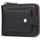 thumbnail image 1 of Men Wallet Genuine Leather RFID Blocking Bifold Wallet with ID Window Zip Coin Pocket, 1 of 4