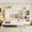 White + Wood + Queen, variant on Queen Size Murphy Bed with Adjustable Storage, Wall Bed Frame with Drawer, Foldable Platform Bed, Space Saving Cabinet Design, White, Ships 4 Pkgs