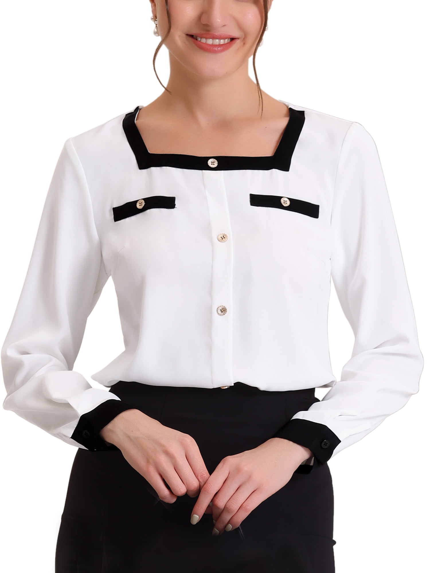 トップス andmary Delta button tops ANDMARY】Delta button tops