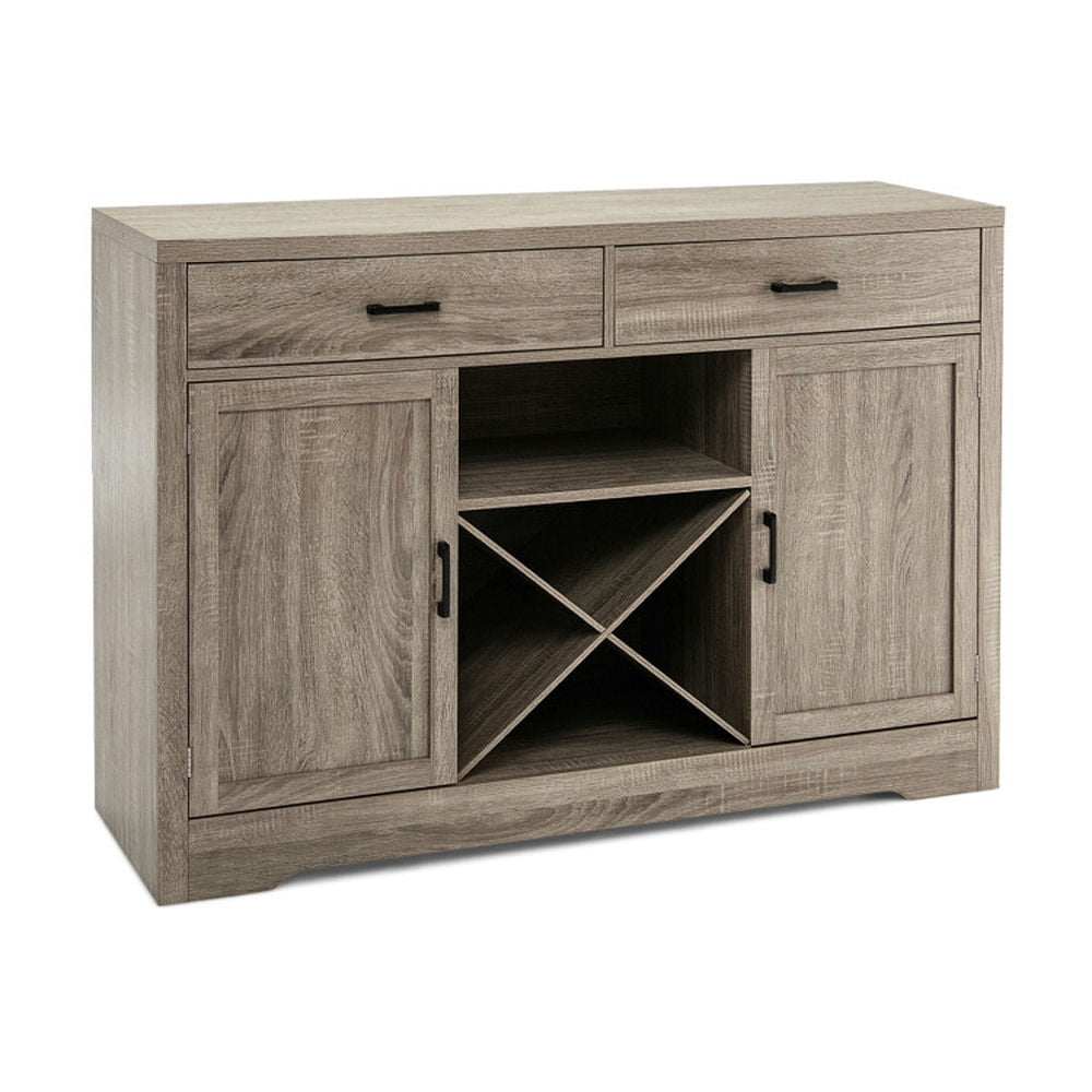 Finihen Kitchen Storage Cabinet, Buffet Sideboard, Buffet Sideboard Storage Cabinet with Spacious Table Top, for Dining Room, Kitchen, Living Room, Gray Finihen Kitchen Storage Cabinet, Buffet Sideboard, Buffet Sideboard Storage Cabinet with Spacious Table Top, for Dining Room, Kitchen, Living Room, Gray