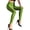 Green, variant on RUNQHUI Women's Elastic Waist Stirrup Pants Shimmery Skinny Leggings for Workout Loungewear Nude XL