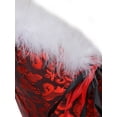 thumbnail image 5 of Christmas Lingerie Corset Top Christmas Outfits for Women Lingerie Satin Santa Costume Red Furry Lace Boned Bustier Top, 5 of 9