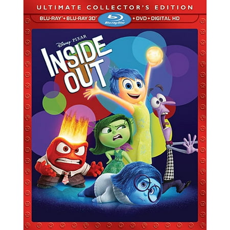 Inside Out (Ultimate Collector's Edition) (Blu-ray + Blu-ray 3D + DVD + Digital (Best Of 3d The Ultimate 3d Collection)