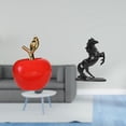 thumbnail image 2 of Estatua,Escultura de fruta artificial,estatua y artesanía,Colección de figuras de cerámica para decoración del hogar,Estatua del caballo,Estatua de caballo de resina,escultura animal, 2 of 8