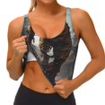 thumbnail image 3 of Daiia Ruins Tiger Warrior Printed Women's Sports Bra, Breathable Activewear Bra with U-Back Design and Removable Pads, Comfortable and Supportive for Yoga, Workout-X-Large, 3 of 8