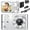 Silver, variant on 4K 50MP Digital Camera, 16x Zoom Anti-Shake Compact Camera with 64GB TF Card, 1080P Camera Camcorder Gift for Girls and Boys,Green