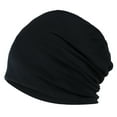 thumbnail image 1 of CSChome Spring Fall Skull Beanie Spring Fall Skull Beanie Baggy Unisex Solid Color Elastic Thin Protective Street Dance Brimless Running Hat Headwear, 1 of 7