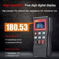 thumbnail image 4 of MLC500 Electronic Capacitance Inductance Meter Digital Bridge LC Meter Multimeter LC RC Oscillation To 500 KHz 100mF 4.8 Tool ,Easy to Use, 4 of 5