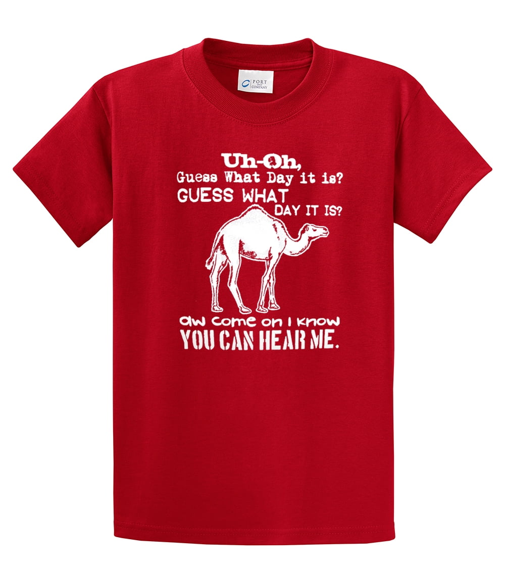 Funny Camel Youth Tee Shirt Guess What Day It is Hump Day Military Yl - Afbeelding 47 van 58