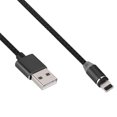thumbnail image 3 of Cable de carga magnético 3 en 1 Cable de carga rápida múltiple para iOS Android Tipo C (negro), 3 of 11