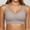 Grey, variant on Coffee Fashion Underwire Yoga Bras for Women No Padding with Adjustable Back Hooks V-Neck Basic Wireless Racerback Bra Low Support Workout Sports Bra