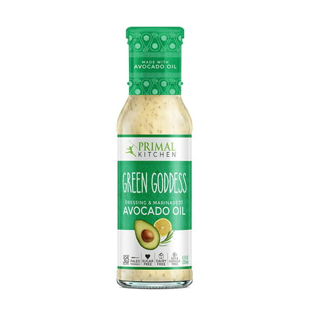- Avocado Oil-Based Dressing and Marinade, Green Goddess, 8 fl oz, Whole30 and Paleo Approved Primal Kitchen - 1