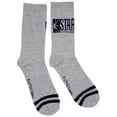 thumbnail image 4 of Flash 112509 Flash The S.T.A.R. Labs Grey Crew Socks, 4 of 4