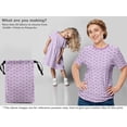 thumbnail image 5 of oneOone Viscose Jersey Lavender Fabric Taxi Craft Projects Decor Fabric Printed By The Yard 60 Inch Wide, 5 of 5