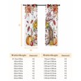 thumbnail image 6 of Fsddascl Fall Hedgehog Blackout Curtains for Bedroom/Living Room, Thermal Insulated Kitchen Curtains, Thanksgiving Pumpkin Sunflower Eucalyptus Grommet Darkening Window Treatment Drapes 52"x84"x2, 6 of 6