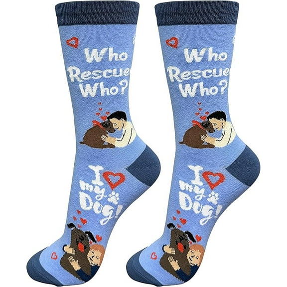 E&S Pets Pet Lover Socks, Who rescued who?