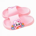 thumbnail image 5 of HCNTES Girls Boys Cute Slides Slippers Kids Flip Flops Toddler House Thick Sole Indoor Slippers Soft Summers Slides for Children(Red,13), 5 of 5