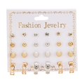 thumbnail image 1 of ziyahi 12 Pairs Rhinestones Girls Earring Set Crystal Ear Stud Earrings Multiple styles No.07 s, 1 of 6