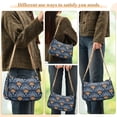 thumbnail image 4 of FORMRS Womens Shoulder Bag with Chain Strap Clutch Purse Cute Tote Handbag, Blue Elegant Geometric, 4 of 7