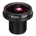 thumbnail image 2 of 5mp 1.8mm Fisheye Lens HD 5.0 Megapixel IR  Mount 1/2.5" F2.0 For CCTV IP Camera 180 Degree Wide Viewing Angle Panoramic CCTV Camera Lens, 2 of 7