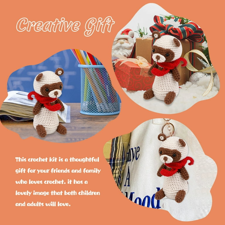 Crochet Animal Kit Crochet Kit for Beginners for Knitting Lover