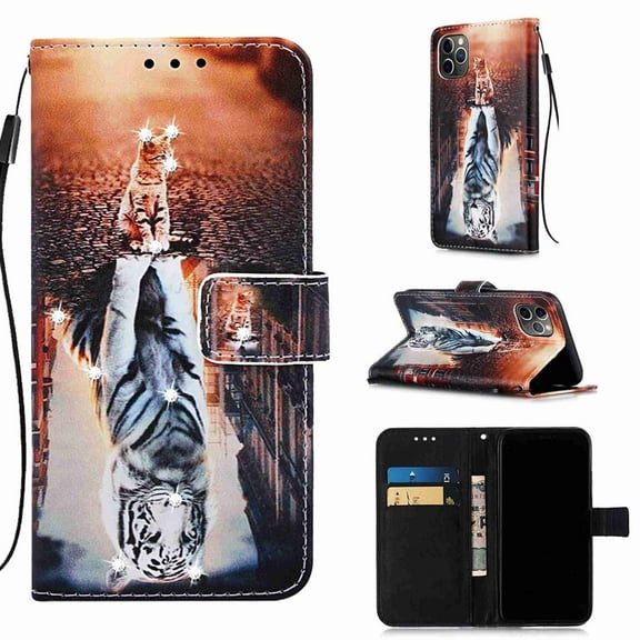 Dteck iPhone 13 Pro Max Wallet Case ,3D Pattern PU Leather Wallet Case [Wrist Strap][Card Holder/Cash Slots][Kickstand Feature] Flip Folio Cover Designed for iPhone 13 Pro Max (Friends)