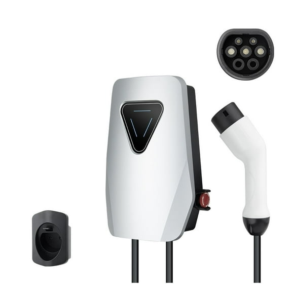 EV Charger Type2 62196-2 Adapter Charging Cable 7KW 32A with Schuko EVSE Portable Wallbox for Electric Vehicle