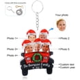 thumbnail image 2 of Adornos colgantes de madera personalizados para Navidad 2024, con 2 a 7 fotografías y nombres, para árbol genealógico, regalos personalizables para Navidad, familia y parejas (5 nombres), 2 of 7