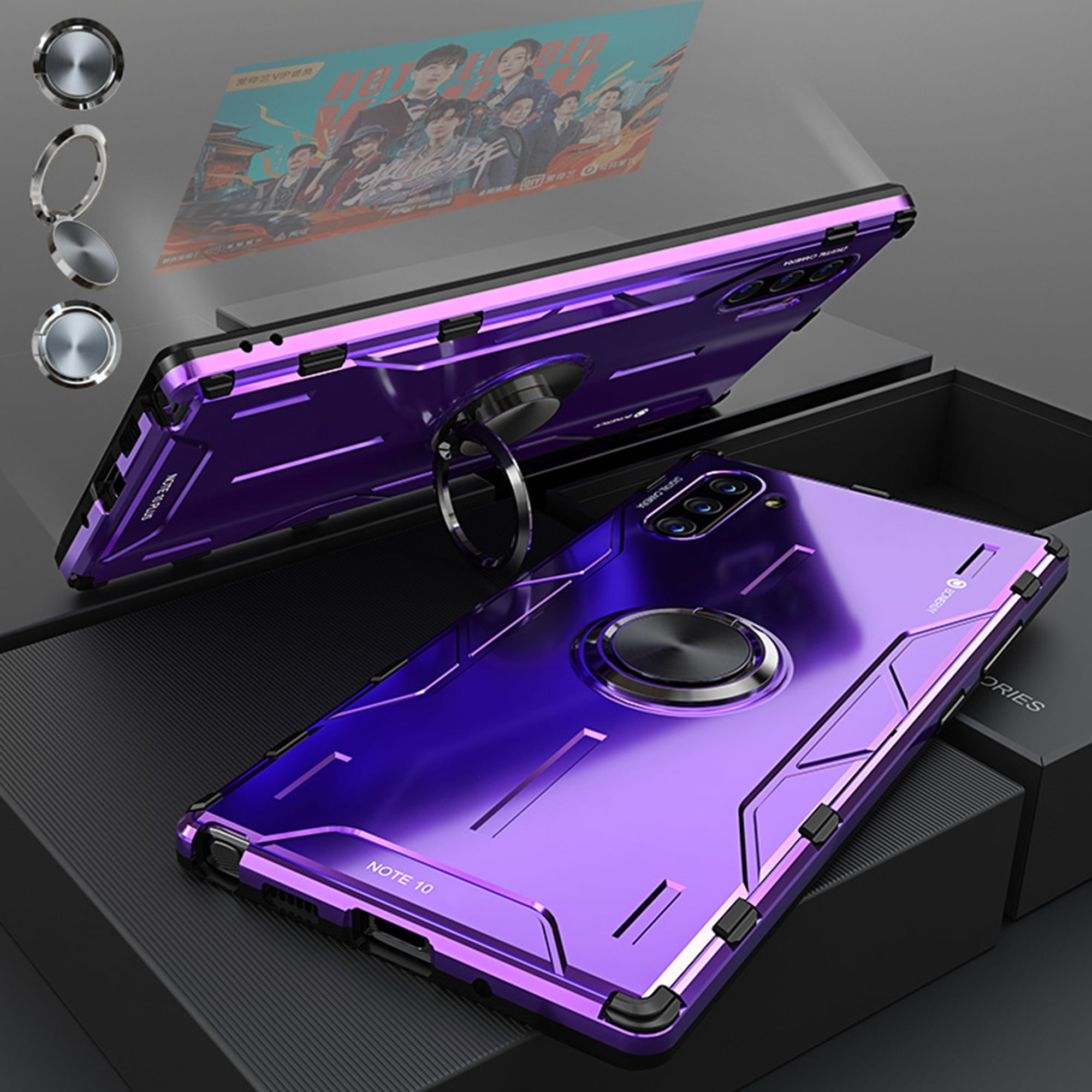 galaxy note10  protective standing cover