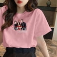 thumbnail image 1 of T-shirt en Coton Vampire Diaries pour Femmes et Filles, Décontracté, Harajuku, Col Rond, Manches Courtes, Mode Urbaine, Graphique pour Dames, Été, T-shirt pour Femme, 1 of 1