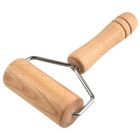 

Wooden Rolling Pin for Baking Dough And Pastry Pizza Roller With Handle Non-Stick Kitchen Supply Double Head