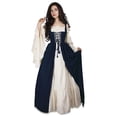 thumbnail image 3 of Vestido Medieval Punk de S-6XL para mujer, disfraces de Halloween, palacio, fiesta de carnaval, disfraz de princesa, Vestido victoriano para mujer, 3 of 4