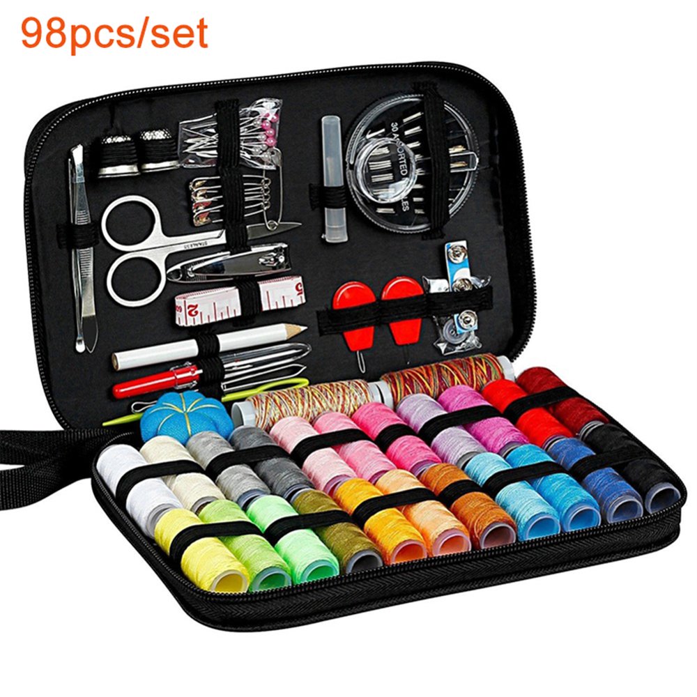 98 Pcs Needle Thread Set Home Sewing Products Combination Box DIY Multi