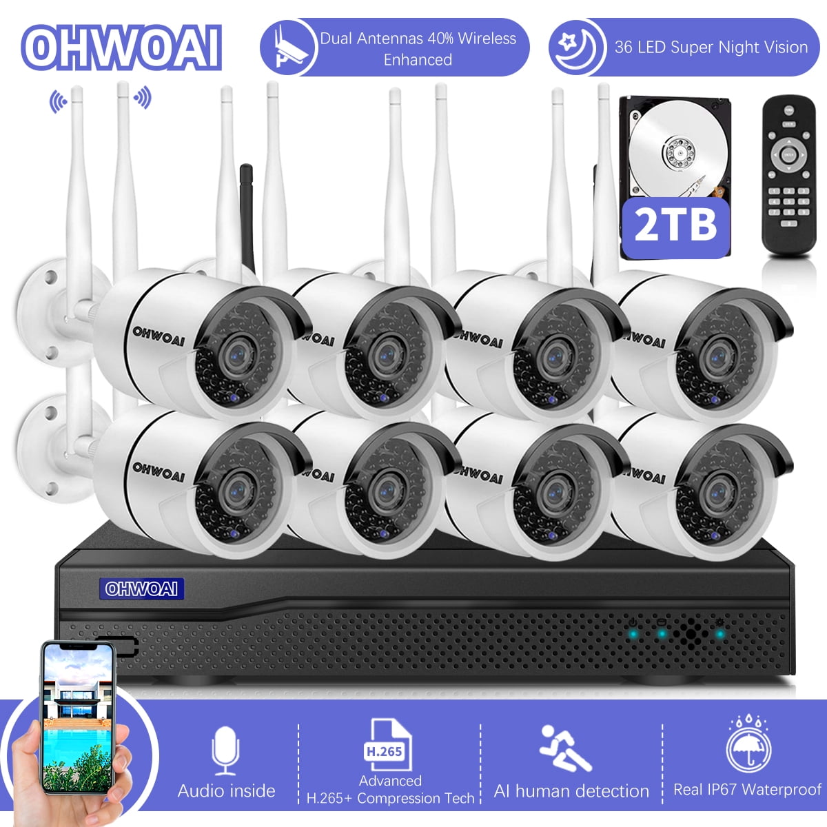 ohwoai security camera system reviews