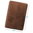 thumbnail image 6 of Nestl Absorbent Memory Foam Bath Mat Set Bathroom Rug, Brown, 20"X30", 6 of 7