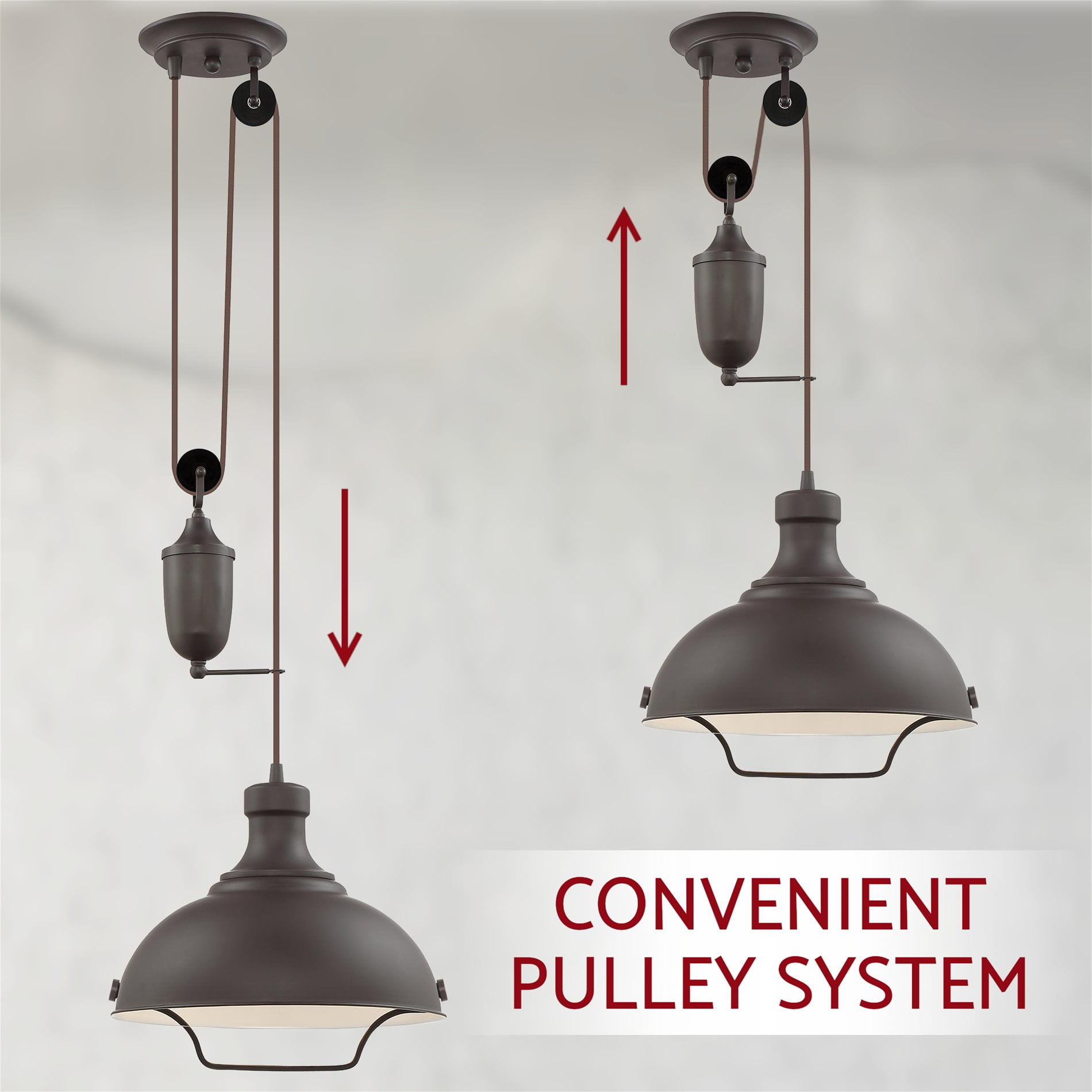 Ceiling Light Pulley System Shelly Lighting