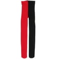 thumbnail image 1 of Bas de Mode Double Couleur AB Splice Gauche Droite - Taille Unique (Noir et Rouge), 1 of 6