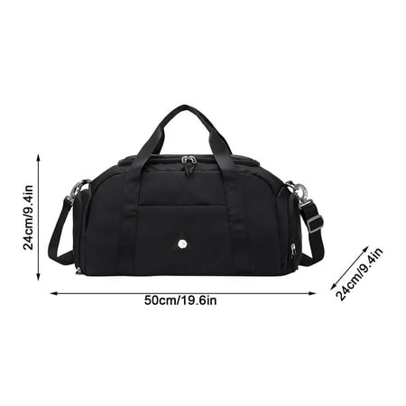 

Storage Case Bags Storage Space Bags Large Capacity Travel Fitness Bag Light And Comfortable Dry And Wet Separation Independent Shoes Fitness Bag Black