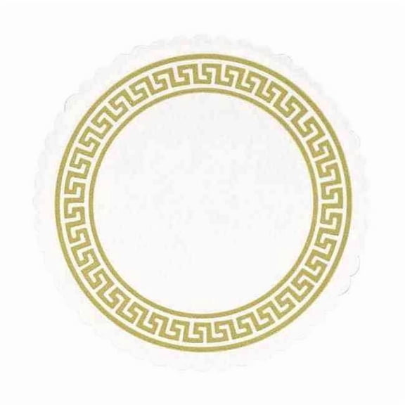 Hoffmaster Coaster,3 1/4 in Dia,Paper,White,PK2500 876074