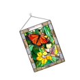 thumbnail image 1 of Decorative Stained Rectangle Window Panel Pendant Wall Decoration, 1 of 8