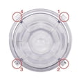 thumbnail image 2 of Blender Replacement Parts For Ninja, 24oz Cup 7 Fins Extractor Blade, For Nutri Ninja Auto Iq Bn801, 2 of 5